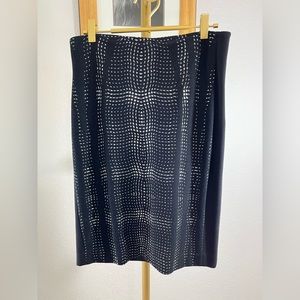 DIANE VON FURSTENBERG wool pencil skirt, size 8